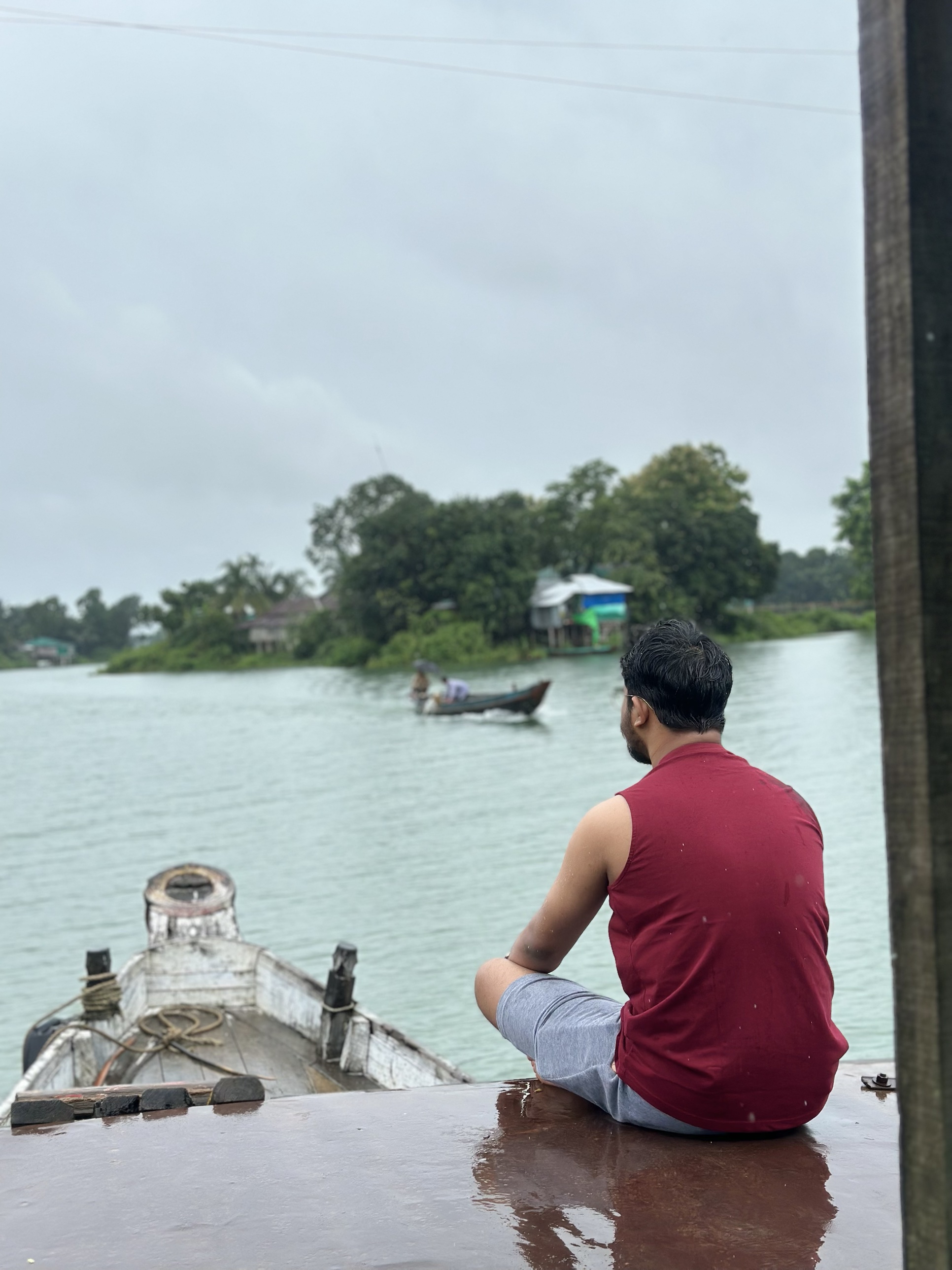 on the water